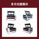
1390 laser engraving machine multi-layer board wooden board acrylic non-woven fabric paper cutting leather felt cutting machine model 1390-300w