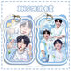 Morningside Top Login Jugendgruppe um hausgemachte Star Handsome Boy Support Shovel Su Xinhao Wave Card Set Student Mahlzeit Set Wave Su Xinhao N12352 Wave Card Set + schwarzes Gummi -Ring -Armband