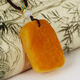 Famous family beeswax pendant for men and women, natural amber raw leather raw stone necklace Baltic Sea accessories birthday gift giving