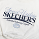 Skechers Sweatshirt Frauen Frühling und Herbst 2025 Neues weiß gestrickter Hals Mode Sweatshirt Outdoor Sport Pullover Frauen White-0074 S /155 /80A