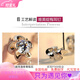 PT950 platinum earrings for women, platinum moissanite diamond earrings for fashionable gifts, a pair of earrings, a pair of flower four-leaf earrings, light luxury style