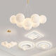 Salon LED Restaurant principal Nordic Creative Cream Style CHANDELIER CHADELER LAMPLE PLAGE FORMINE MAISON FORMINE 1W 9734-GOLDEN 7-HEAD TROIS COLOR COLOR BALOR 12