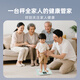 乐福（LEFU）【大彩屏】智能体脂秤 体重秤称重电子秤人体秤 减肥健身专用高精准称重 电池款 八项数据秤面显示
