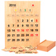 Chengliu Montessori Ayuda docente Table de calendario Montessori Junta de calendario de ayuda de enseñanza Montessori Juguetes de educación temprana para niños 1-2-3-4-6 años Tabla de calendario Montessori (año actualizado a 2027)