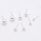 
Meipai 2025 pearl earrings for women French light luxury high-end niche design earrings SN1049SN4651 925 sterling silver needle 3mm 3 pairs