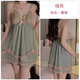 Liehai вышитый кружево кружев Deep V Plus Sexy Nightgown Outter Honed.