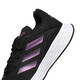 Adidas women's shoes summer new sports shoes urban running training lightweight breathable white shoes wear-resistant cushioned jogging shoes eg3291/three stripes/black 38.5