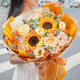 Baihuaguan Flower Express Sunflower Rose Bouquet Flowers Birthday Gifts Girlfriend Teacher Elders Same-day Delivery in the City Golden Warm Sun|JD625