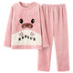 Shantoulin Village Coral Fleece Couple Pyjamas for Women in Automne and Winter Flannel Men's Fleece Fleece épaissis mignon Pullover Plus Fat et Set Set Ya867 Flanelle de porc mignonne m Women (80-100jin [Jin est égal à 0,5 kg]))