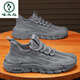 Woodpecker Broken Size Breathable Mesh Bread Head Sandals Sports Running Soft Sole Hollow Hollow Shoes Men AQ9221 Gray Sports Shoe Size 39