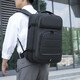 Nueva mochila de gran capacidad para la mochila de negocios masculinos expansión multifuncional bolsa de viajes bolsas de computadora al estudiante bolso de computadora en negros