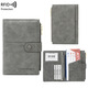 New new certificate bag anti-theft brush RFID passport clip zipper buckle folder multi-function travel passport bag pink