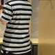 Nike short-sleeved men's clothing 2024 summer new outdoor fitness sportswear POLO shirt striped versatile lapel casual T-shirt FN3897-010 L / Suggested 130-150Jin [Jin equals 0.5 kg]