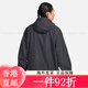 耐克（NIKE）男子上衣秋季宽松梭织运动叠搭刺绣轻便FN3893 010 XS