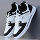 Spider King official website men's shoes 2024 new autumn leather sports and casual board shoes for men's versatile trendy little white trendy shoes learning white black_9905[K] 38