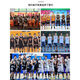 ROBISHI double-sided basketball uniform set for men and women sports vest training suits for children's full-body custom match team uniform jersey LSM13533 royal blue pink M