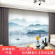 Yusenyi Schlafzimmer Wohnzimmer Fenster Vorhang halbschwarzer Vorhang Fertiges Produkt 2024 Neuer chinesischer Stil transparent und undurchlässig S9928 Hochdichte-Garn-Hook-Fertigproduktbreite 1,9*2,7 Meter hoch*