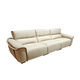 European sofa living room modern simple light luxury technology fabric sofa combination straight-row sofa size apartment for home use 9866#3.1 meters [ecological leather]