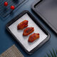 Household food-grade non-stick baking pan for oven with non-stick rectangular mold flat bottom grill pan water tray small black baking pan