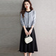 Robe de marque haut de gamme de luxe ehangy pour les femmes 2025 Automne Nouvelle jupe de veste courte à la mode haut de gamme blanche S 85-95jin [Jin est égal à 0,5 kg]