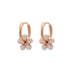 Yichan Bailu's same style full diamond flower earrings for women 2025 new popular earrings exquisite temperament high-end ear buckle earrings Bailu's same style full diamond flower earrings