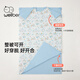 WELLBER Children's Anti-Kick Quilt for Big Children, Mulberry Silk Sleeping Bag for Baby, Autumn and Winter Thick Dreamland 100*160cm