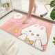 
IOSN bathroom anti-slip mat large area bathroom anti-slip floor mat water absorbent bathroom foot mat cartoon animal toilet anti-slip mat K3881B-Swimming Pool Schnauzer B 50x80cm (indoor versatile) thick weaving imitation lamb