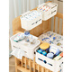 Znmw Nachthänge hängende Korb Baby Krippe Nachteile Lagernwindeln Windeln Windelbeutel Windel Windel Zaun Aufbewahrungsbox Crescent White Coverless Modell [mit Papierschublade + Kabeleinfügungsanschluss]