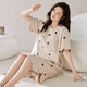 
Summer, baby, show off nightgown for women in summer with breast pads, extra long style to ankle long skirt for delivery, can be worn with a dress with short sleeves pure cotton pajamas X12529 L