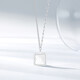 Chao Acer Platinum Pendant Chain PT950 Set of Chains for Women Flashing Square Neck Jewelry Birthday Gift Priced at 720 Yuan 6.5g, Chain Length Approximately 42cm + Extension Chain