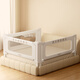 BeiE Rainbow Curved Bed Fence Baby Baffle Safety Guardrail Children's Bed Anti-Fall Bedside Railing No Punching BeiE Rainbow [Return-shaped feet Aircraft aluminum column] 1.8*2.0*2.0m [three sides]