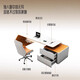 Paint desk simple modern manager desk president L-shaped desk supervisor executive desk boss desk and chair combination 1.6 meters boss desk
