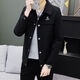 Hailan Frühlings- und Herbst-neue Jacke Herrenjahre neue Anzugjacke Herren trendy Casual Youth Jacket Herren Top 333 Khaki M 80-100jin [Jin ist 0,5 kg]