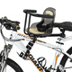 Jihongniu Bicycle Delm Seat Front, дорожный горный велосипедный сиденье с оборудованием для детской верховой езды, прозрачный акрил + с двумя точками + фиксация + высокая защитная ограждения, анти-коллизионная площадка + ремень безопасности + прокатный прокладка + инструменты установки.