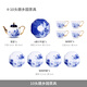 Jingdezhen (jdz) ceramic tea set household high-end afternoon tea coffee set complete set of Chinese high-end housewarming gift Ganxiangyuan