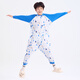 Jiu Sui companion children's one-piece pajamas boys autumn and winter Class A anti-kicking and cold split-leg sleeping bag for children 7A antibacterial home clothes