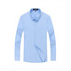 CEO Yageol Herren Langarmes Hemd Frühlings- und Herbststil Business Casual Formal Formal Pure Cotton Free Bügeln weißes Hemd 6636 Dreieck Blau 38