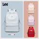 Lee schoolbag female junior high school student large capacity casual lightweight backpack college student computer bag travel backpack candy blue