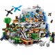 Inkxi Nouveau modèle Minecraft Series Énorme machine Cave Building Blocy Blocage Assembly Toys for Children Boys with High Difficulty [Bottle] Mine Village Tree House-3888 Points [