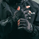 RVVR outdoor new anti-slip fishing gloves, wear-resistant and breathable three-finger lure gloves, three-finger exposed black M