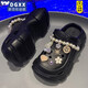 New Balance Dynamic (newbknxzong) для девочек-дырочка Summer Baotou Sandals 2025 Новые детские две ношения водонепроницаемы
