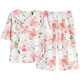 Yalu Summer National Style Pyjamas Suit des femmes mince Tendance nationale décontractée Pantalon à manches courtes Pantalons pour filles 9902 # M à manches courtes 9902 # M