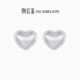Chao Acer PT950 platinum earrings for girls birthday gift price, Piya EEP40000535, one pair, about 2.4g