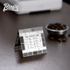 Bincoo coffee bean grinding scale reference card coffee powder thickness comparison