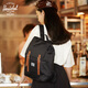 Herschel Retreat15L women's bag casual and fashionable travel computer commuting backpack schoolbag pure black_13-inch laptop 15-liter