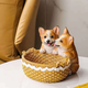 Les ornements de rangement des clés de l'entrée de chien créatives de Jiagong placées à la porte d'entrée de la porte Armoire de bureau Décoration de bureau nouveau cadeau à la maison Double Corgi (14069a)