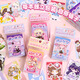 Han Yaoyi Xiao Cartoon Mini Dress Up Pegatina Cute Portable Doudou Libro para niños Diy Diy Handmart Handmart Free Handbook Free Puzzer Peglina Fun Toys Libro de pescado Lindo Vete Sigina [4 Sets Full]