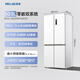 Meiling MNC+ odor upgrade 503L active sterilization dual system silent ultra-thin zero-embedded cross-door refrigerator BCD-503WSPU9CZX503L ceramic white