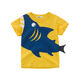 TTPMER SUMME BOY T-shirt à manches courtes Coton Carton Dinosaur Design Ins Style 9716 Military Blue 100