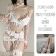 Mijiu sweetheart girl sexy temptation maid three-point bra private underwear female thong uniform white